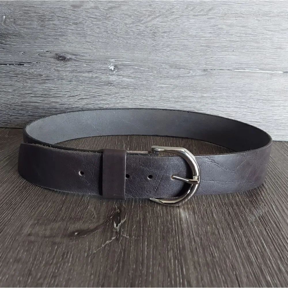 Miller Gray Analine Steerhide Belt Size 34